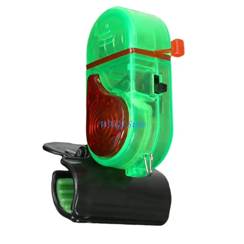 37JE Fishing Bites Alarm with Sound & Light Multi Angles Adjustable Electronic Fishing Alarms Sensitive Bites Alert