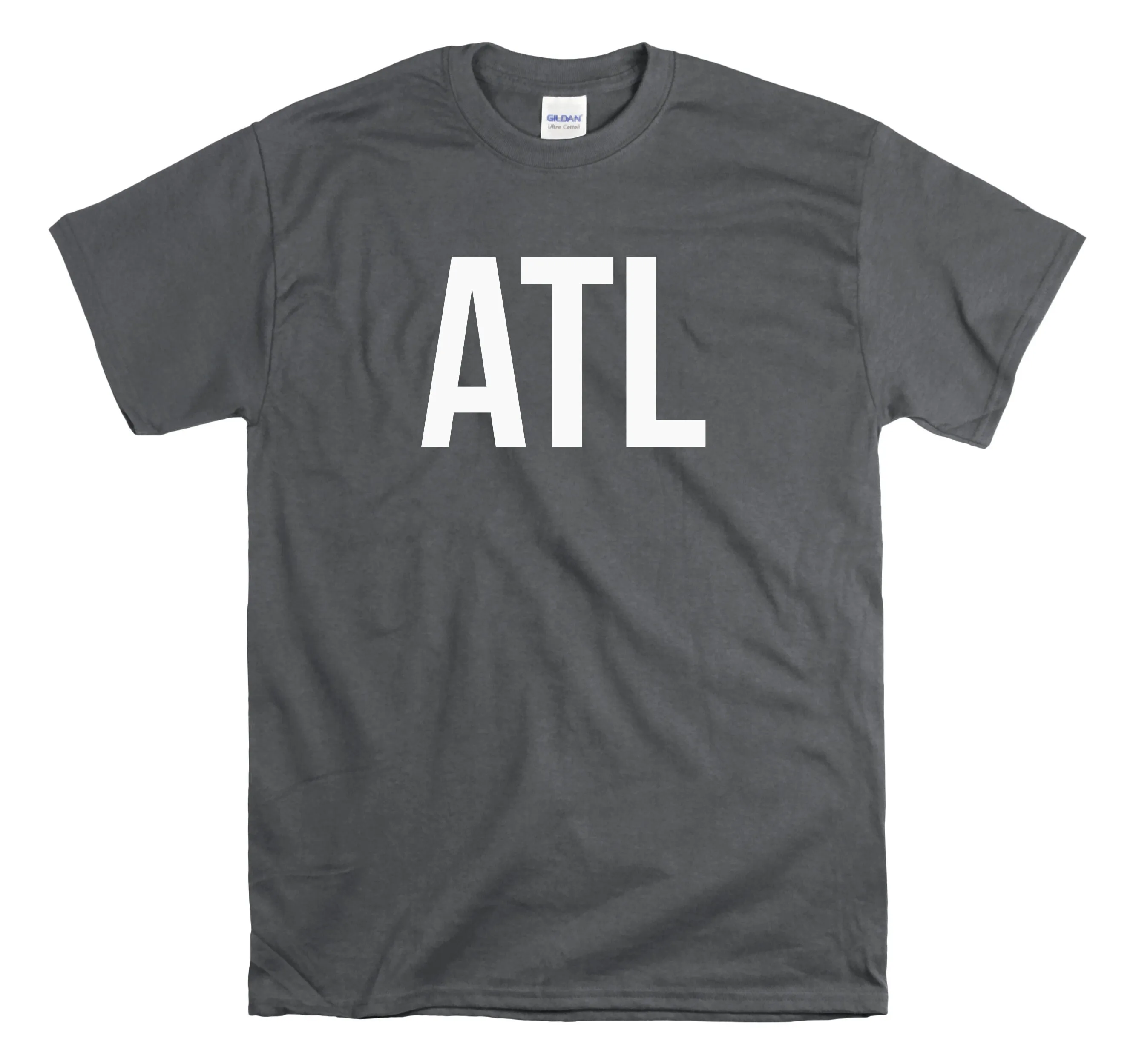 Футболка с изображением города хуланта, аэропорта Джорджии, Atl, Атланта