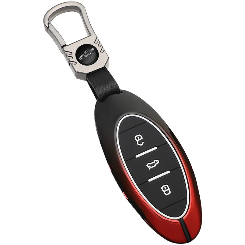 حافظة مفاتيح السيارة لـ Faw Bestune X40 T77 T55 T99 B30 B70 B70S T77pro جديد T33 M9 غطاء بعيد قذيفة حامل سلسلة مفاتيح فوب اكسسوارات #6