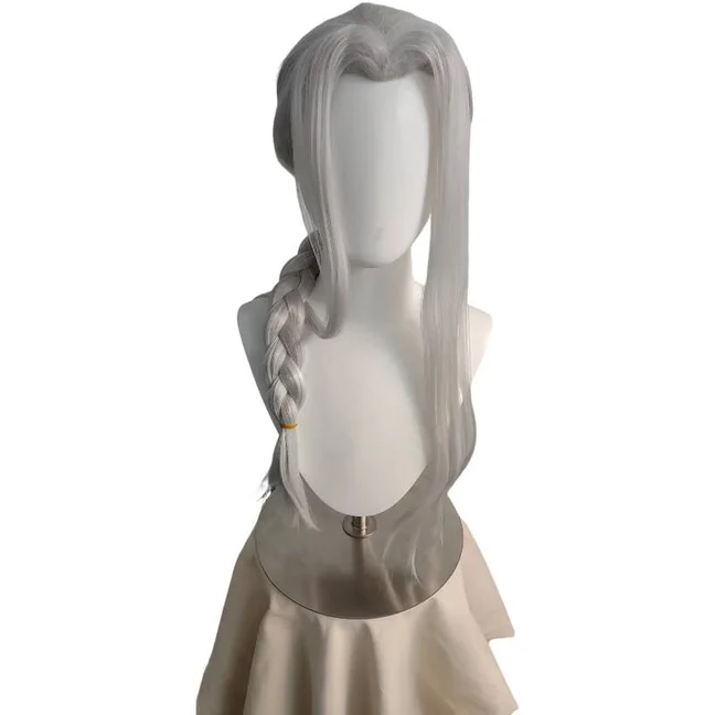 IN VOORRAAD De Fire Keeper Pruik Game Dark Souls Cosplay Pruik Vrouwen 80 cm Lang Haar Cosplay Halloween