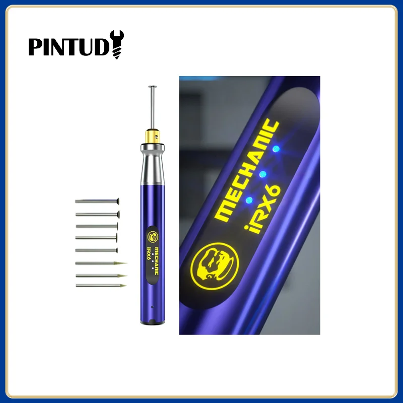 Three Speed Mechanical IRX6 Pro Electric Drill Polishing Pen Mobile Phone Mini Electric Chip Polishing Pen Power Powerful