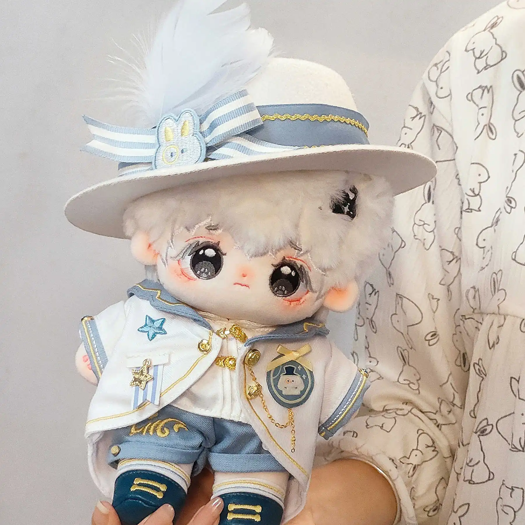 Original Hübscher Junge Uniform 5 stücke Kleidung Anzug Für 20 cm Keine Attribute Cartoon Dress Up