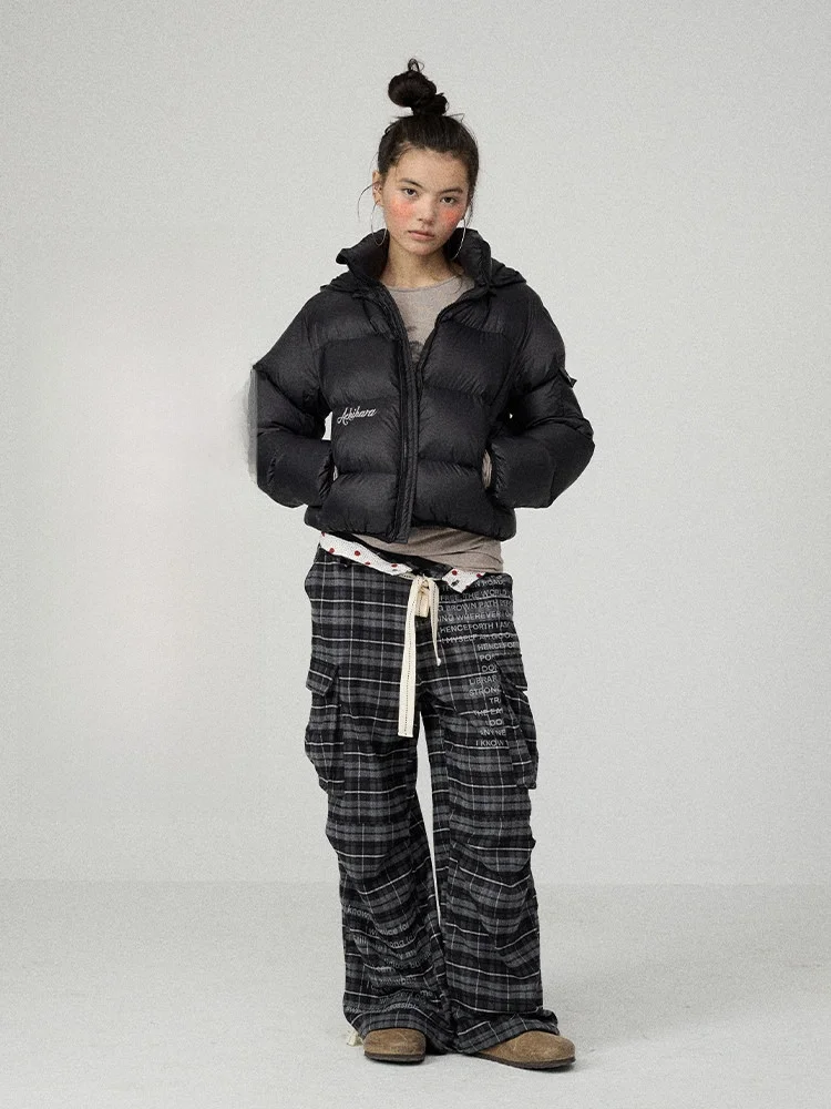 

Achihara ort Хлопок с принтом Jaet Bubble Gum Design Зимний топ Bread Sle Верхняя одежда Женская модная одежда на молнии ...