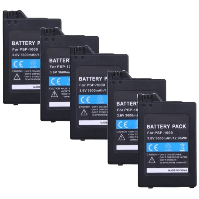 بطارية 3.6 فولت 3.6 أمبير في الساعة لأجهزة سوني PSP-1000 (1001/1002/1003/1004/1005/1006) وحدة تحكم بلاي ستيشن المحمولة بطارية ليثيوم لون قابلة للشحن #5