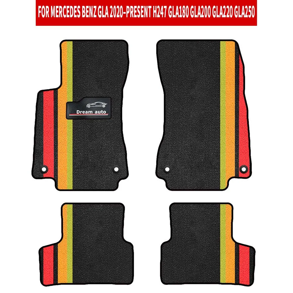 

Car Mats With Buttons For MERCEDES BENZ GLA 2020–2025 H247 GLA180 GLA200 GLA220 GLA250 Car-Specific Mats Floor Mats