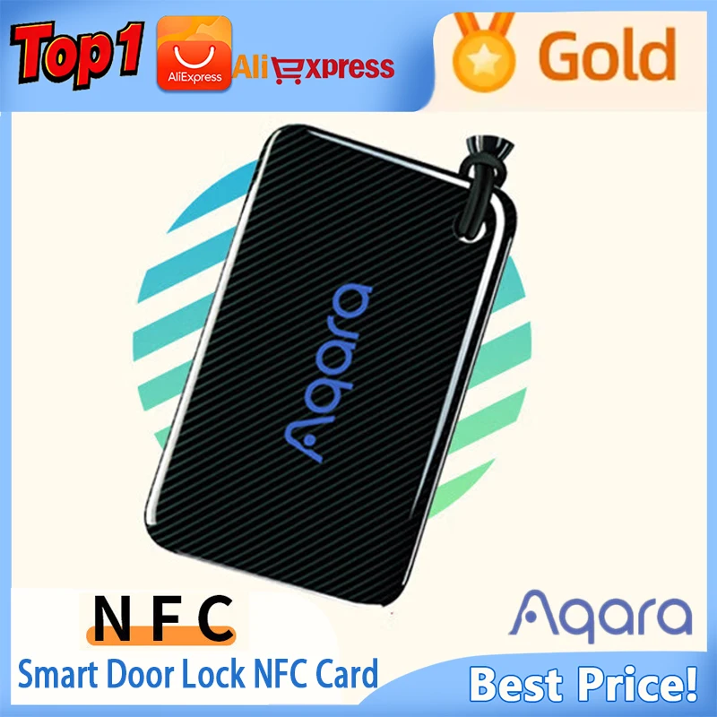 Original Aqara Smart Door Lock NFC Card for Aqara Smart Door Lock N100 N200 P100 D200 Series EAL5+ Level Safety Program control