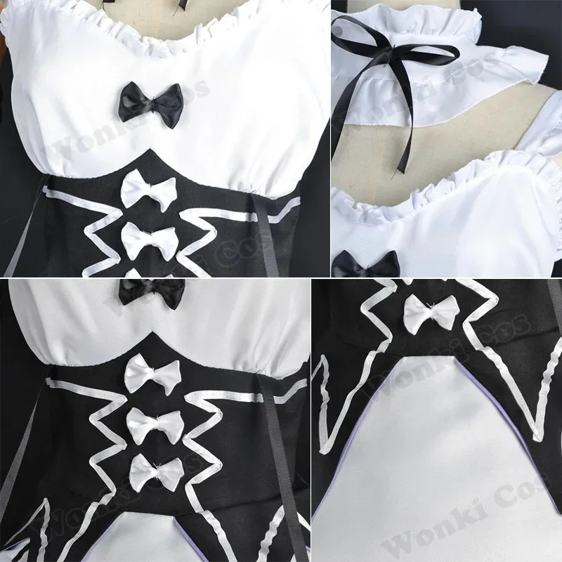 

Didi 211Ram Rem Re Zero Re Life Different World Косплей Костюм Горничной Слуга Платье Близнецы Парики Полный комплект для ролевых игр