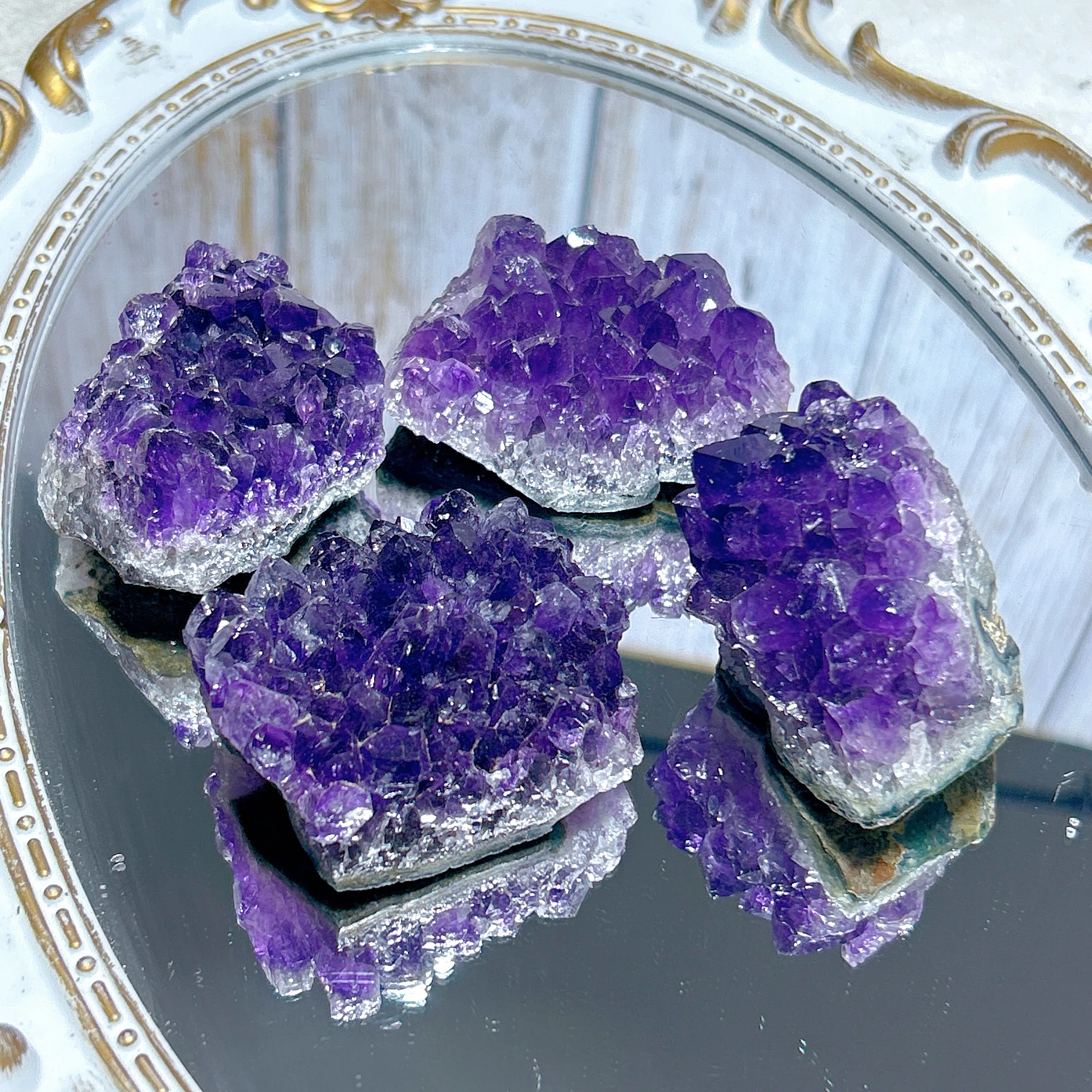 

Healing Natural Crystal Amethyst Druzy Specimen Raw Stone Reiki High Quality Gemstone Energy Home Decoration Gift