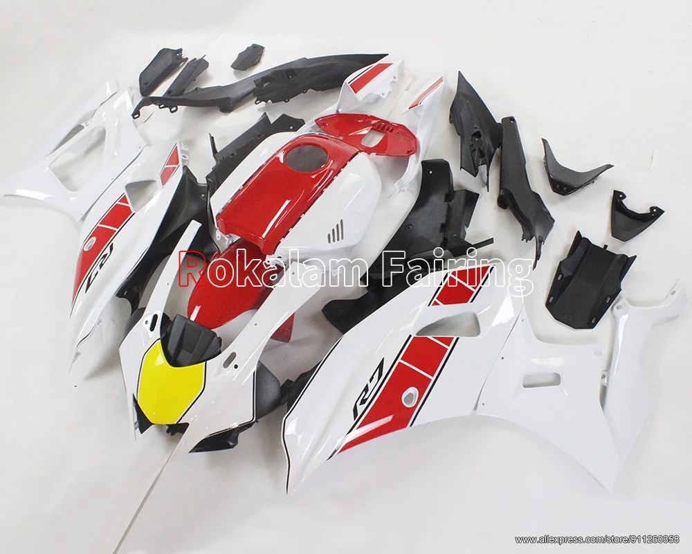 

For YZFR7 YZF-R7 22 23 Cowling YZF R7 2022 2023 ABS Red White Motorcycle Fairing Kit (Injection Molding)