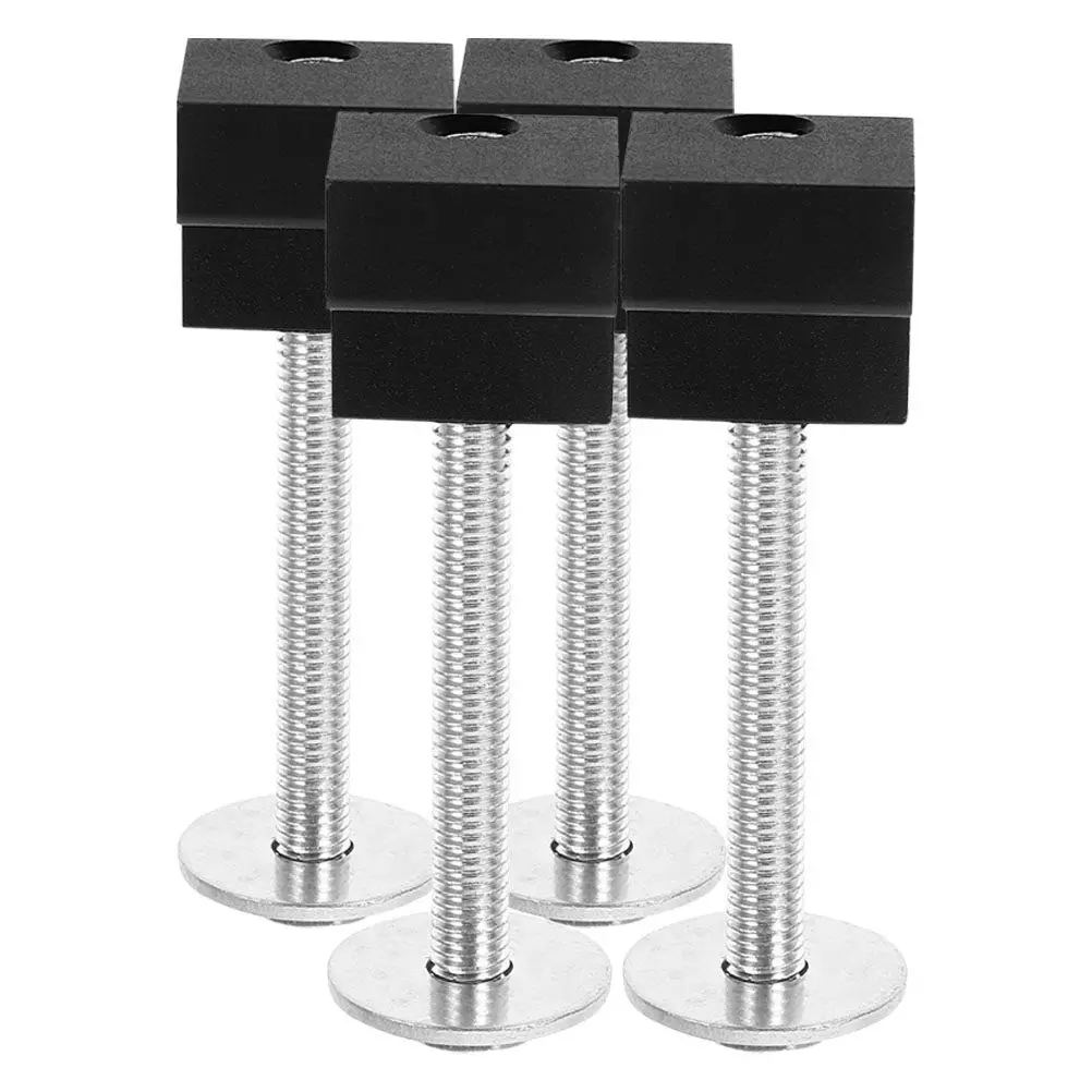 4 Pcs Metal Truck Toolbox Clamps J Traction Board Mounting Kit Rack Bolt Pickup