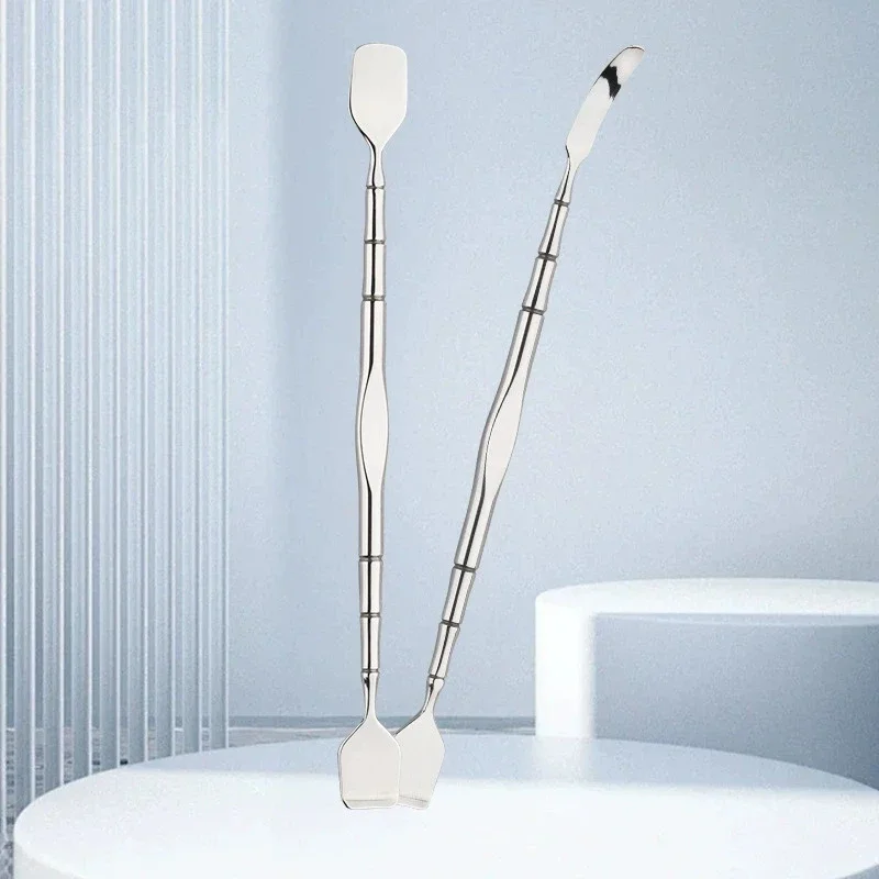 Strumento per la rimozione di punti neri in acciaio inossidabile Raschietto per punti neri per naso Bastoncini per rimozione testa nera a doppia testa Strumento portatile per la cura della pelle