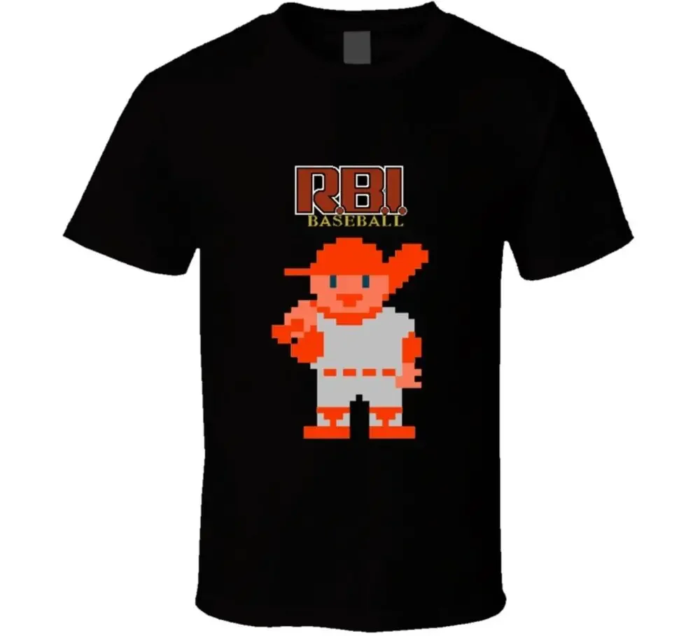 RBI Baseball Retro NES T ShirtHigh Quality 100%Cotton Short Sleeve