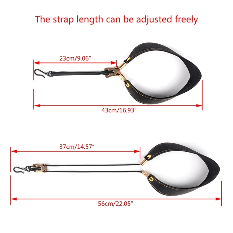 Saxophone Strap, Saxophone Neck Strap with Soft Leathers Padded Suitable for Sax