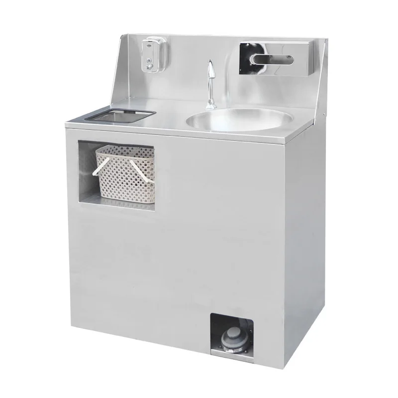 

Mobile sink Mobile pedal purification workshop pool cabinet, medical pedal pool sink can be customized