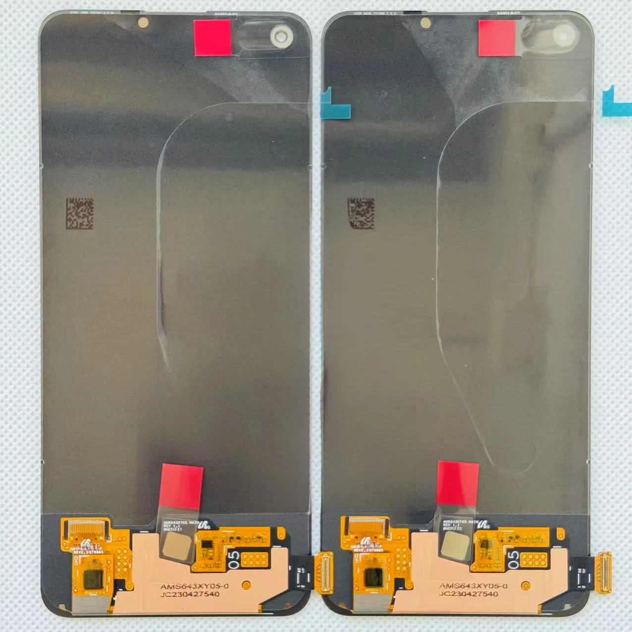 6.43 ''الأصلي AMOLED ل ممن لهم A74 4G Realme 8 4G reno 8 lite 5G a95 4G A96 5G F19 4G شاشة الكريستال السائل شاشة محول رقمي يعمل باللمس