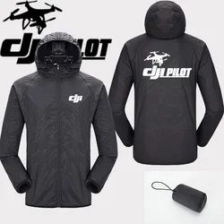 Men Women DJI Drone Pilot Jacket Sun Protect Jacket Waterproof  Discover Outdoor Quick Dry Skin Windbreaker