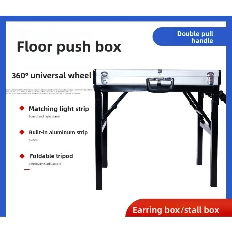 Night Market Stall Artifact Portable Folding Stall Box Multi-functional Mobile Stall Earrings Earrings Jewelry Display Stand