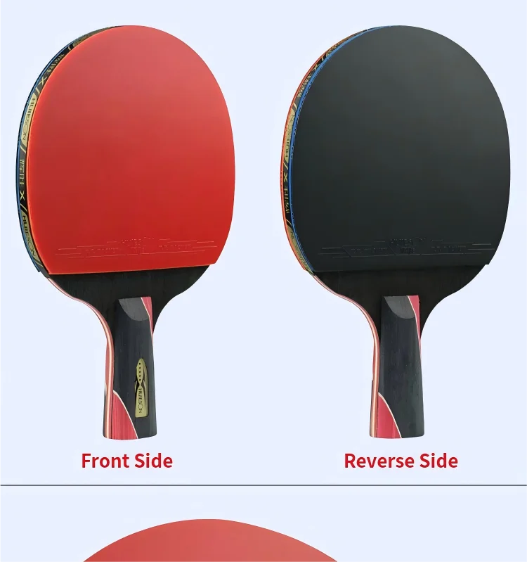 HUIESON Offiziell autorisiertes 5-Sterne-Carbon-Tischtennis-Set, superstarker Tischtennisschläger für Erwachsene, Vereinstraining, neu verbessert – Detail 4