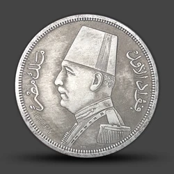 1929 Egypt Fuad I 20 Piaster Silver Commemorative Coin Original Collection Old Medal Party Supplies Home Decor Souvenir Gift