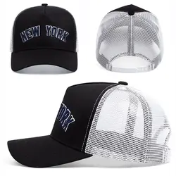 1PC Women Men NEW York Baseball Hat Outdoor Sports Casquette Truck Driver Hat Breathable Mesh Hat