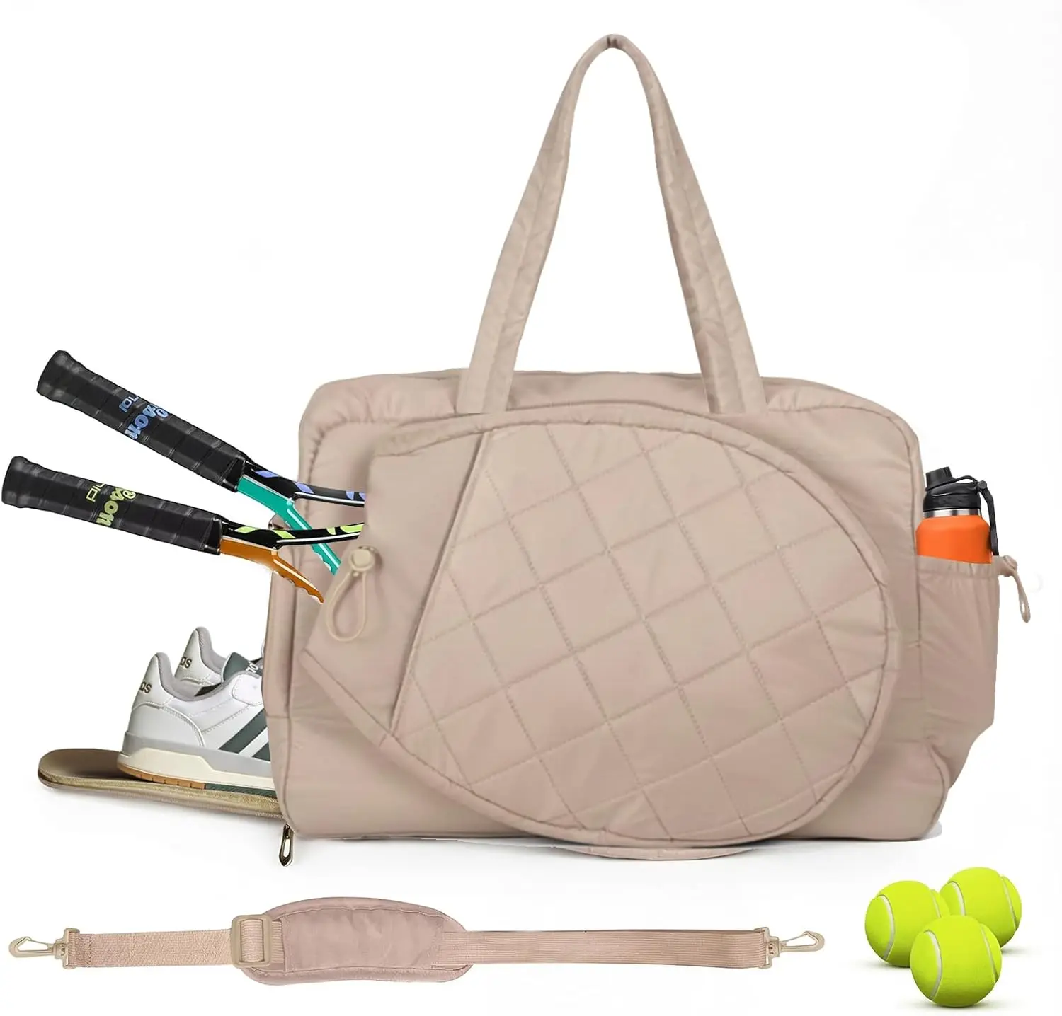 Tennis Bags for Women,Tennis Backpack Pickleball Racket Bags,Water-Resistant Sling Tote Padel Bag for Pickleball TennisBadminton
