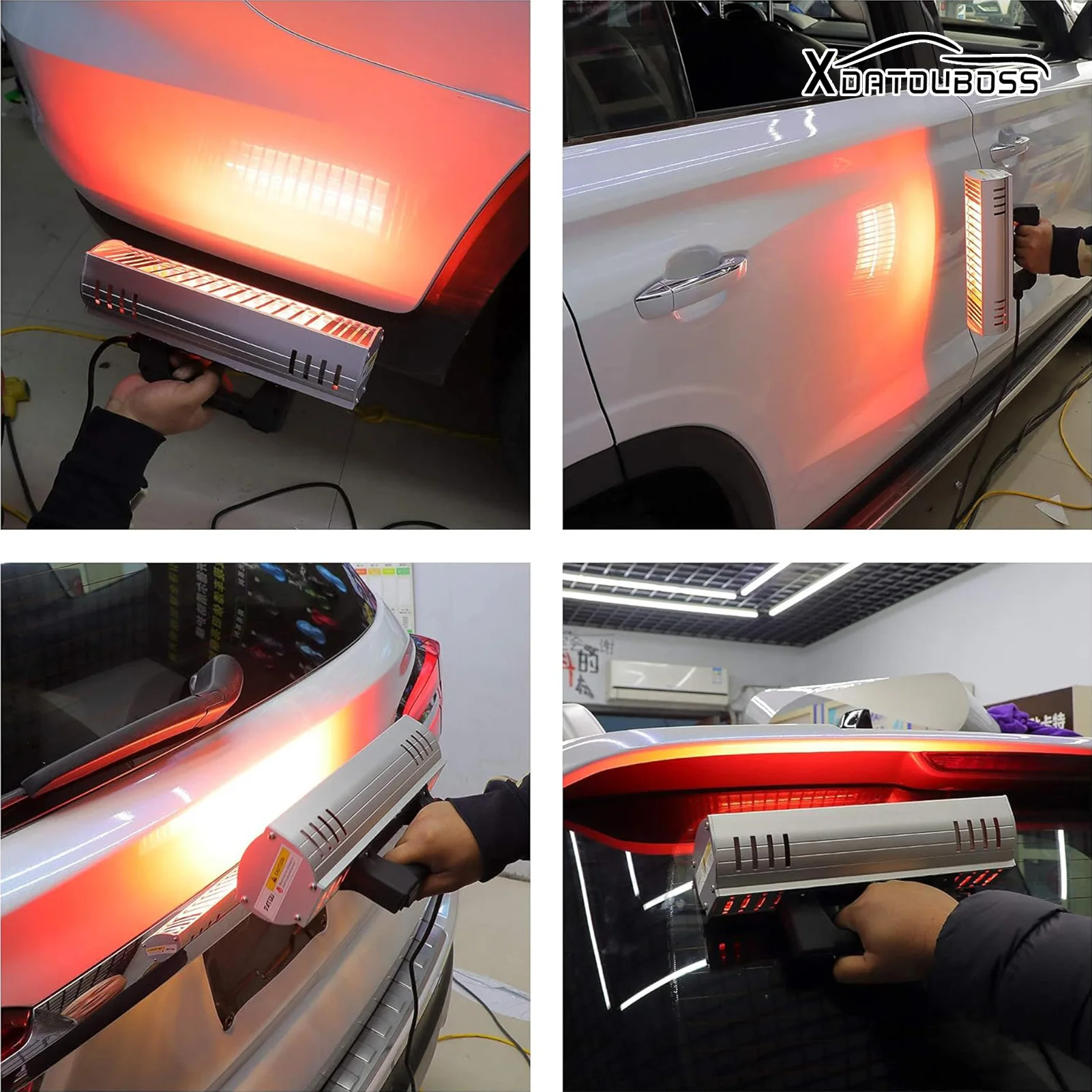 Lámpara infrarroja portátil para hornear pintura, secado de onda corta, herramienta de reparación de carrocería automática, 1000W