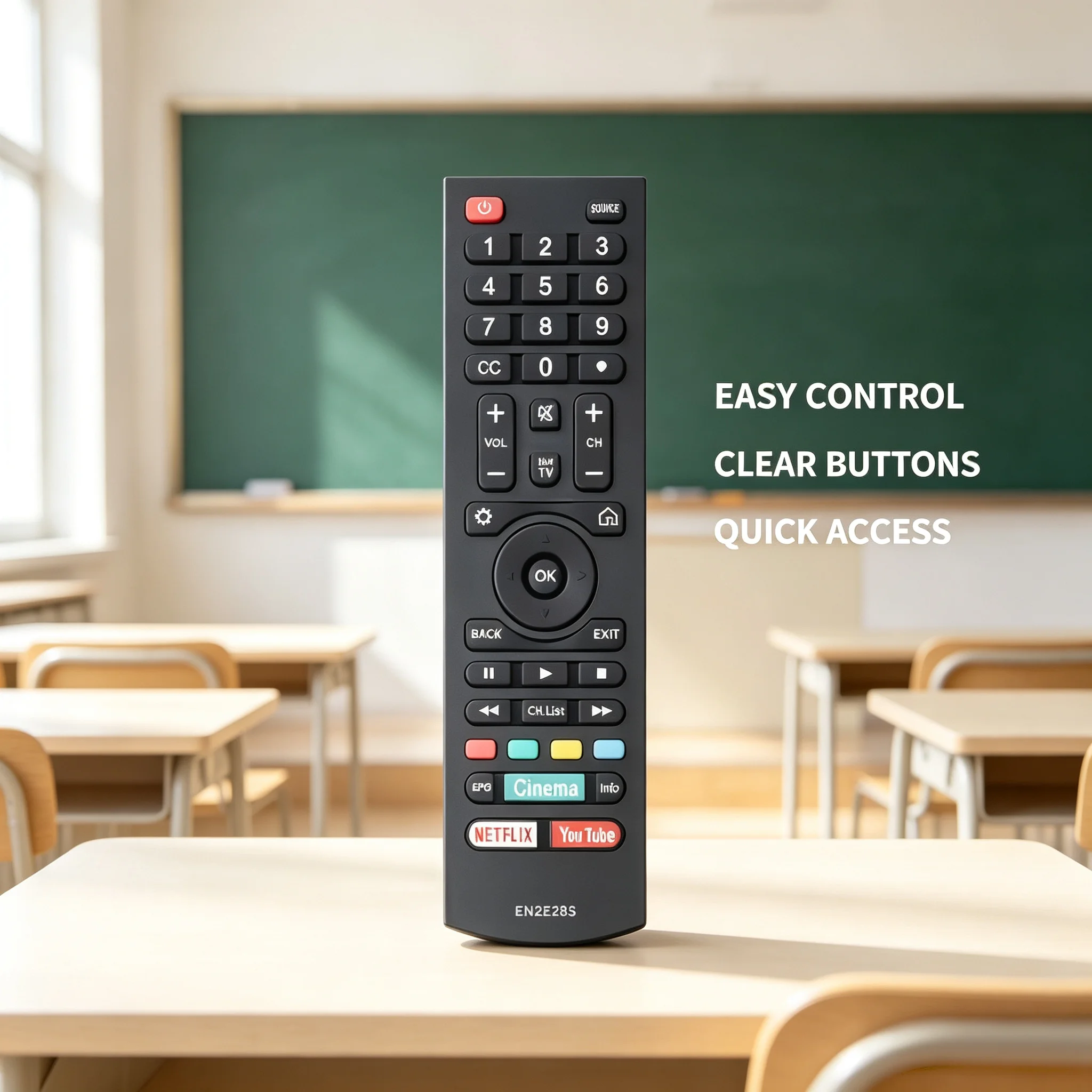 Replacement Infrared Remote Fits EN2E28S, Works With EN2E30S EN2E32S Household Display Control Accessory