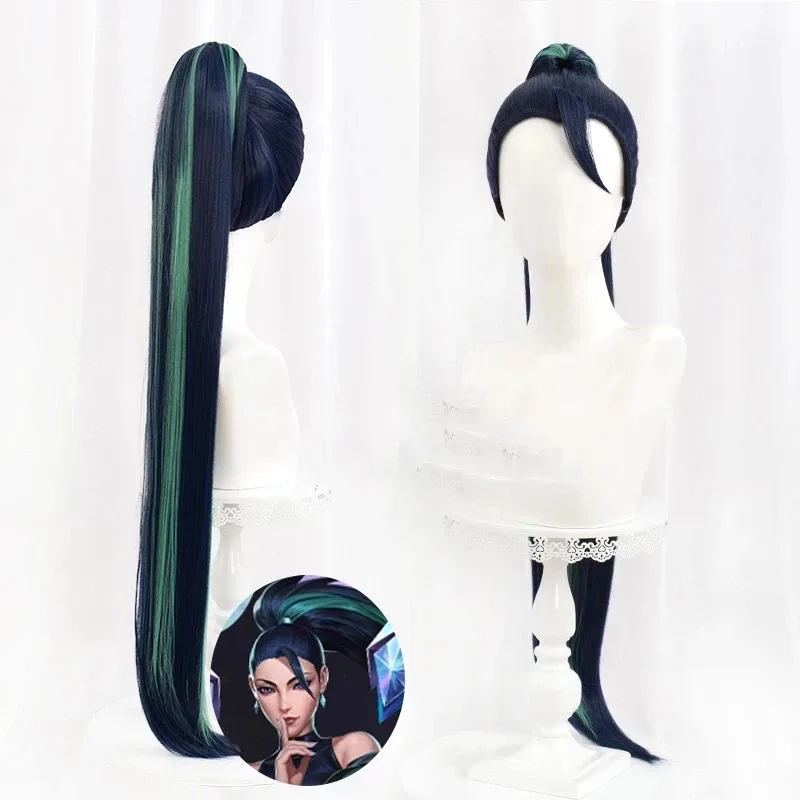 KDA Kaisa-Juego de disfraz de Cosplay K/DA, todas las tenues, peluca de juego de rol de hija del vacío, botas personalizadas, zapatos para mujer, Halloween