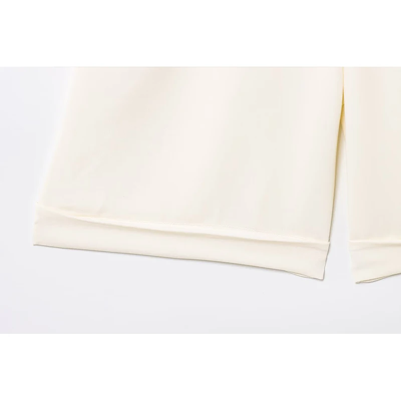 أزياء مع حزام الربط بلايسوت للنساء عارضة الصيف س الرقبة أكمام حللا السراويل الإناث