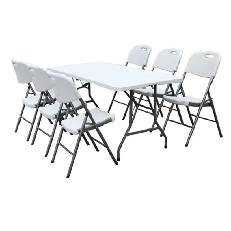 for Cheap 6ft 180cm Rectangular Folding Table Plastic Outdoor Activity Table