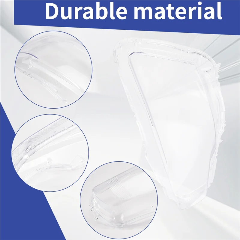 A03Q-Car العلوي قذيفة غطاء مصباح غطاء للعدسات الشفافة غطاء المصباح لميتسوبيشي لانسر EX 2010-2016 #2