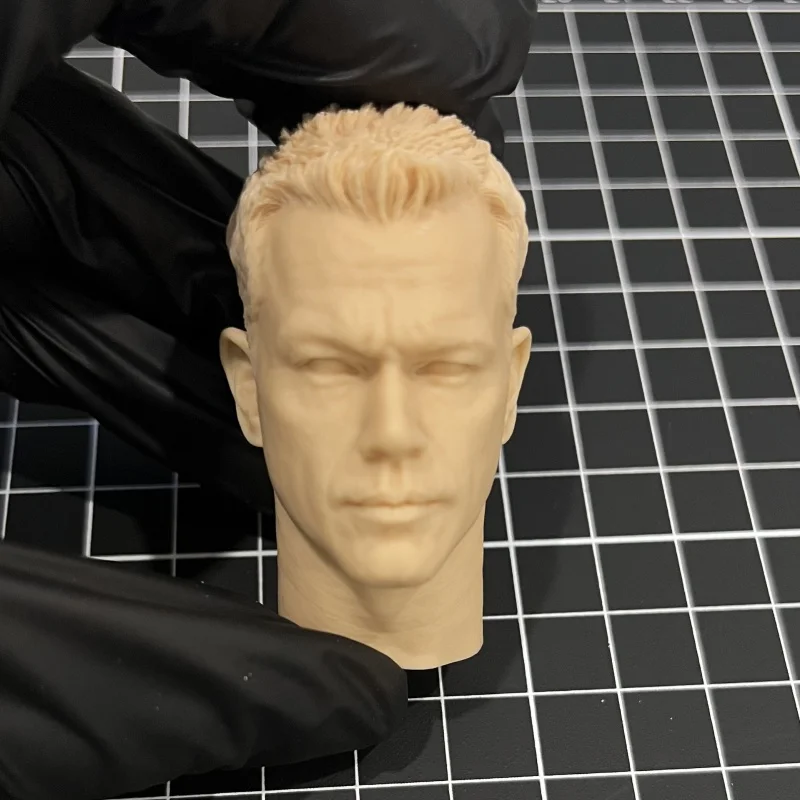 

1/6 Scale White Male Head Bust Action Movie Style Resin Figure for DIY Painting & Collectible Display Model