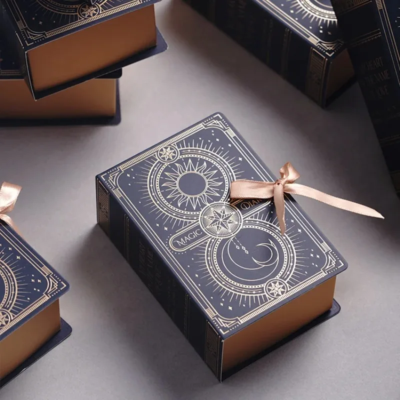 10/30/50 Magic Books Wedding Candy Boxes Divination Stars and Moon Patterns Chocolate Packaging Boxes Ramadan New Year Souvenirs