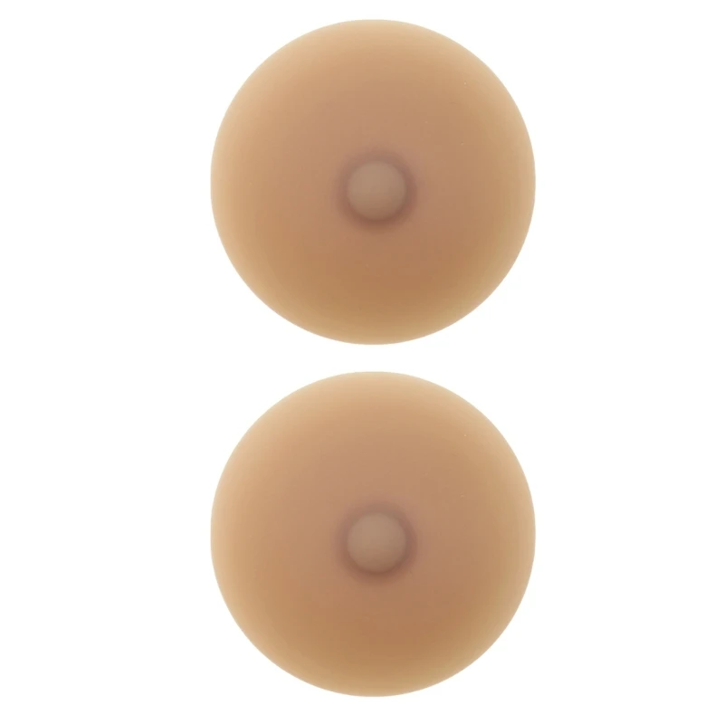 Nipple Cover Sticky Adhesive Bras Silicone Nipple Pasties Reusable Breast Petals M6CD