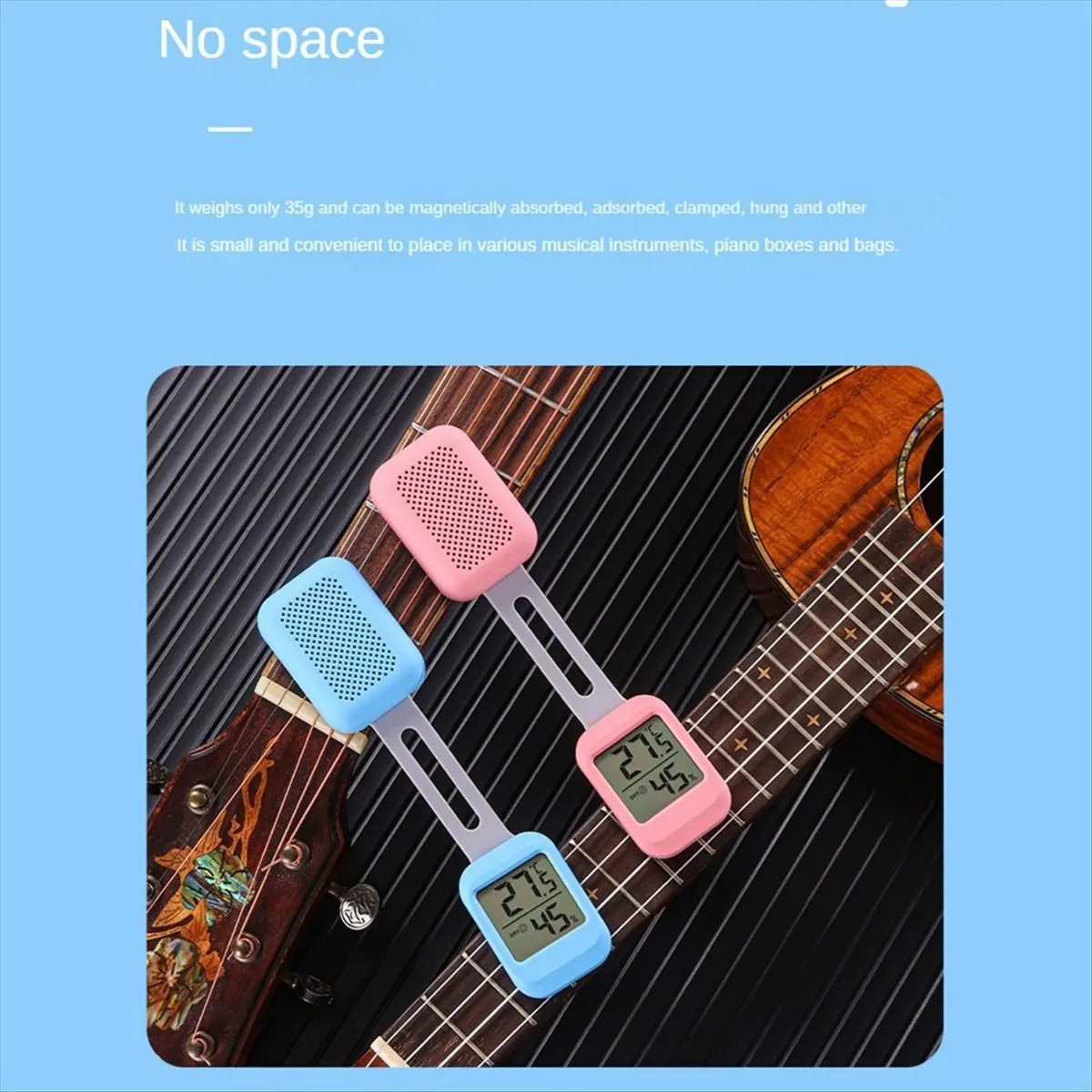 SPECIAL OFFER~Guitar Humidifier with Thermometer Hygrometer for Guitar Humidifier Anti-Drying-Panel Cracking Guitar Accessories