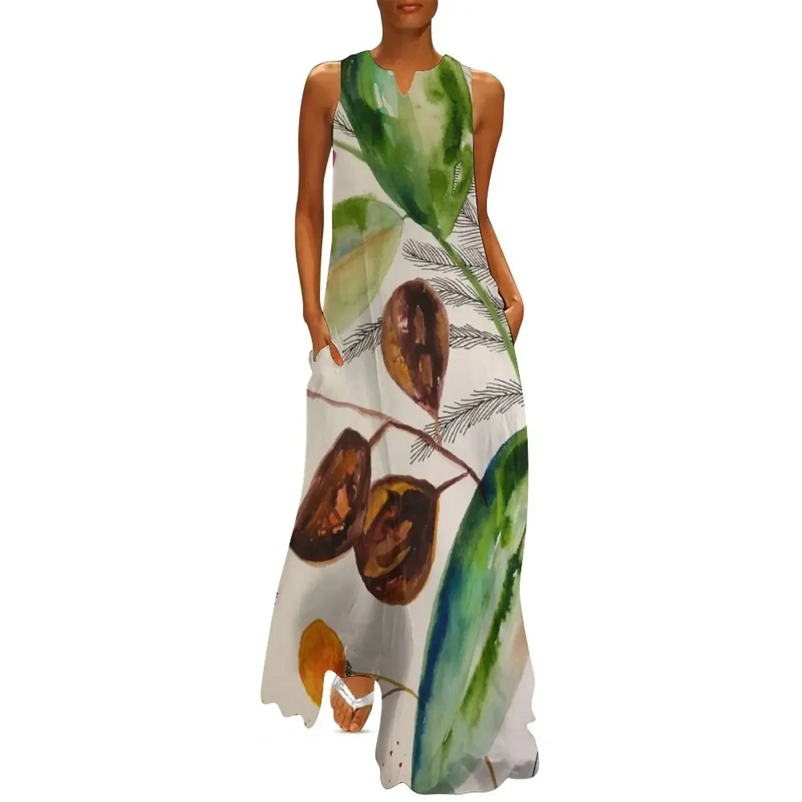 

botanical collection Long Dress Long dress evening dress woman dresses ladies 2025 summer woman