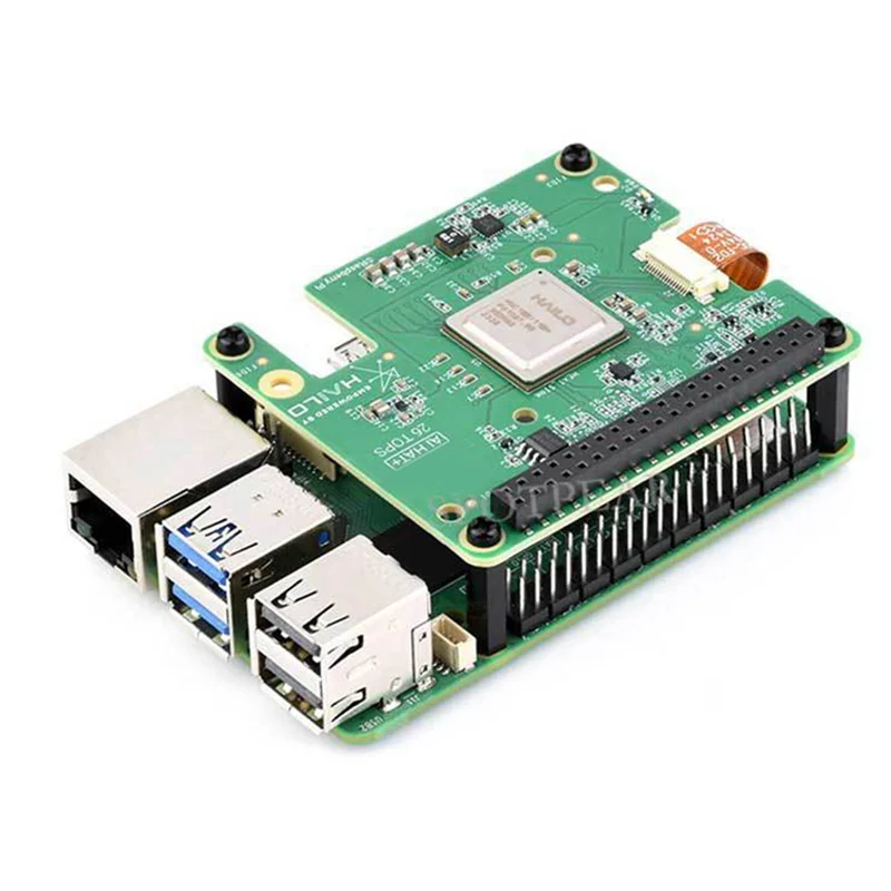 Letnia Wyprzedaż Raspberry Pi 5 AI HAT+ Oficjalny-Oryginalny Hailo8l Pcie M.2 HAT+ 13Tops AI Board Kit dla Raspberry Pi5