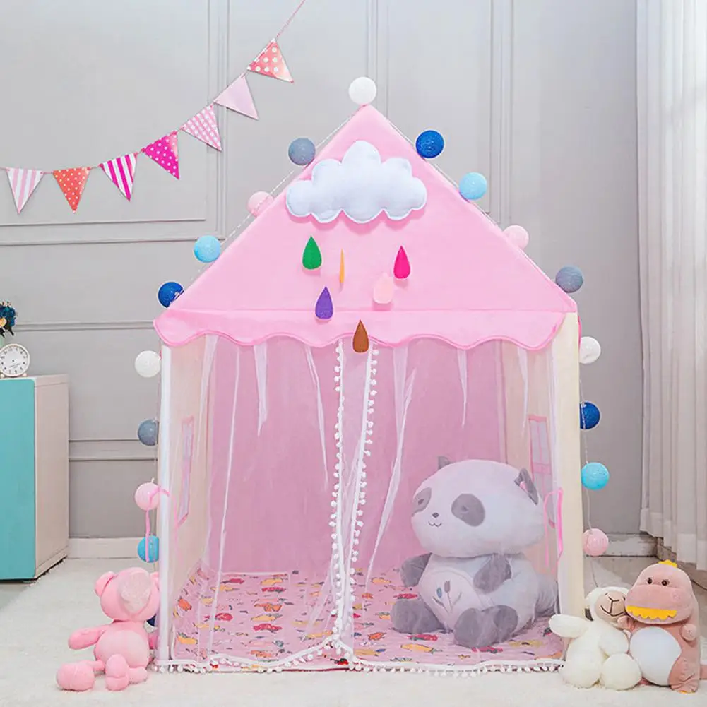 Children Tent Playhouse Tent Cloth Cover for Children Washable Kids Teepee Tent Playhouse for Boys Girls Indoor Outdoor Children