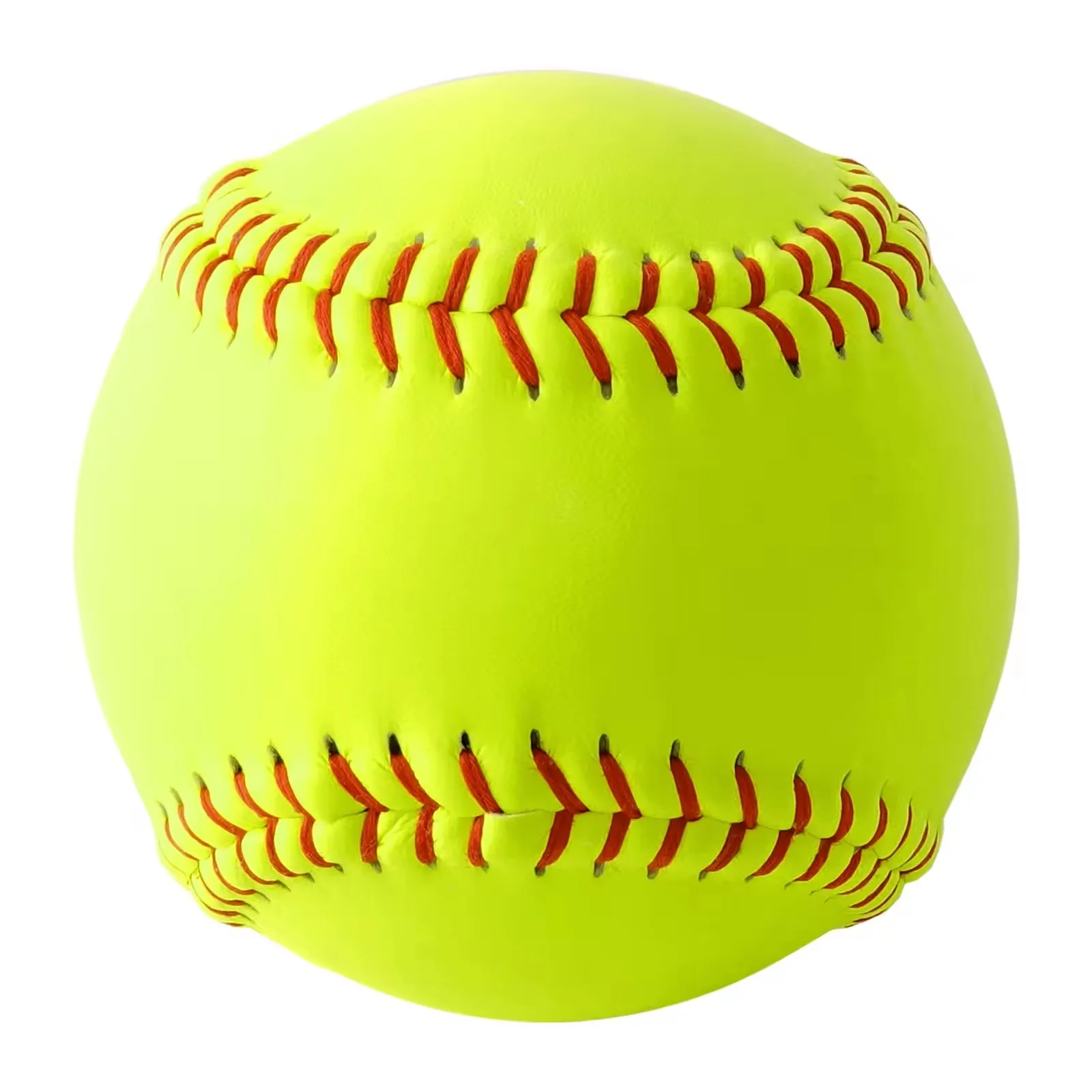 Factory Wholesale Yellow Split Leather PK Core Training Softballs Custom Logo And Weight For Sports Practice