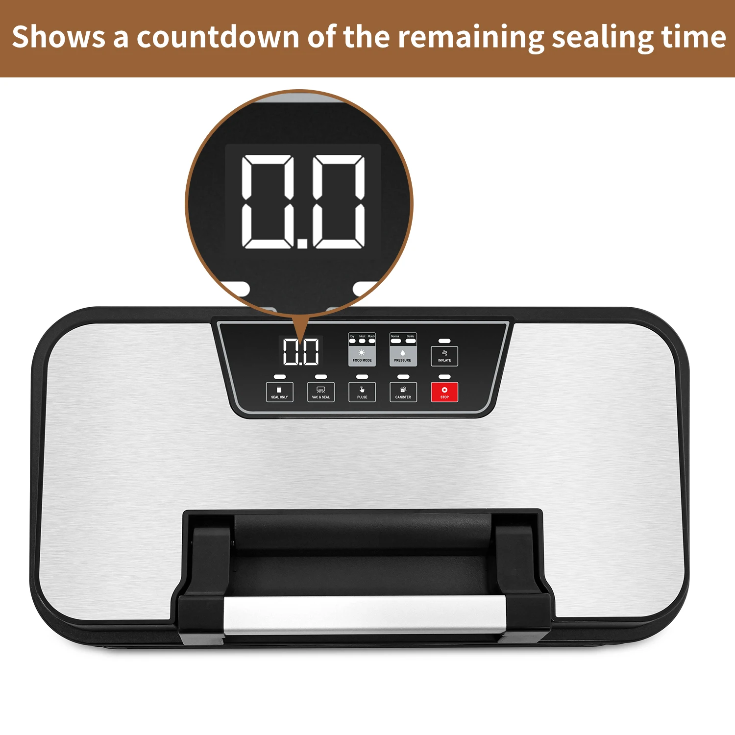 Automatic Vacuum Sealer 95Kpa With Starter Kit Inflate Function For ...
