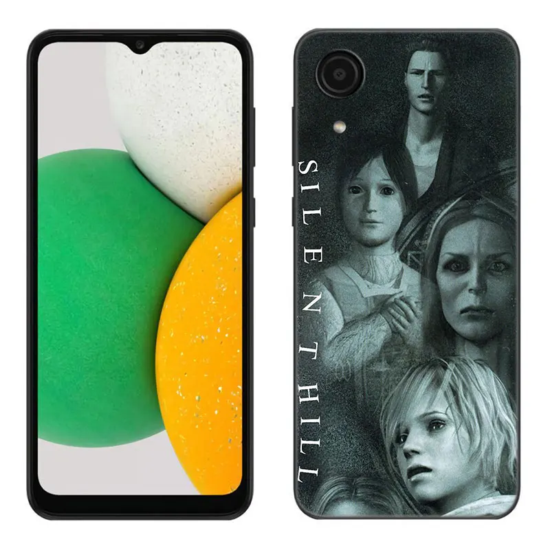 Horror Game Silent Hill Phone Case For Samsung Galaxy A01 A03 Core A04 E A02 A05 A10 A20 A21 A30 A50 S A6 A8 Plus A7 Black Cover