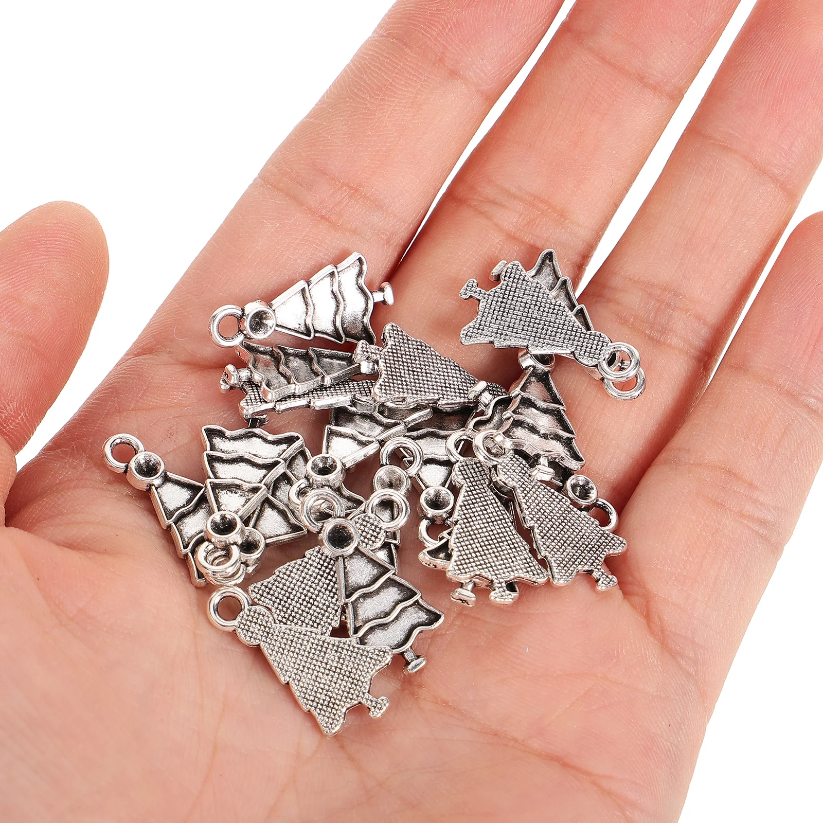 

100 Pcs Accessories Alloy Pendant Vintage Ornaments for Christmas Tree Pendants