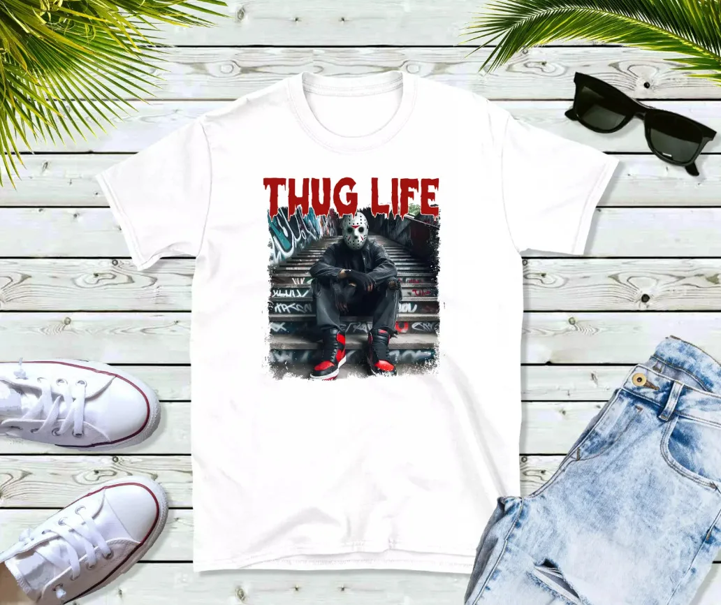 

Horror Movie Jason Thug Life T-Shirt