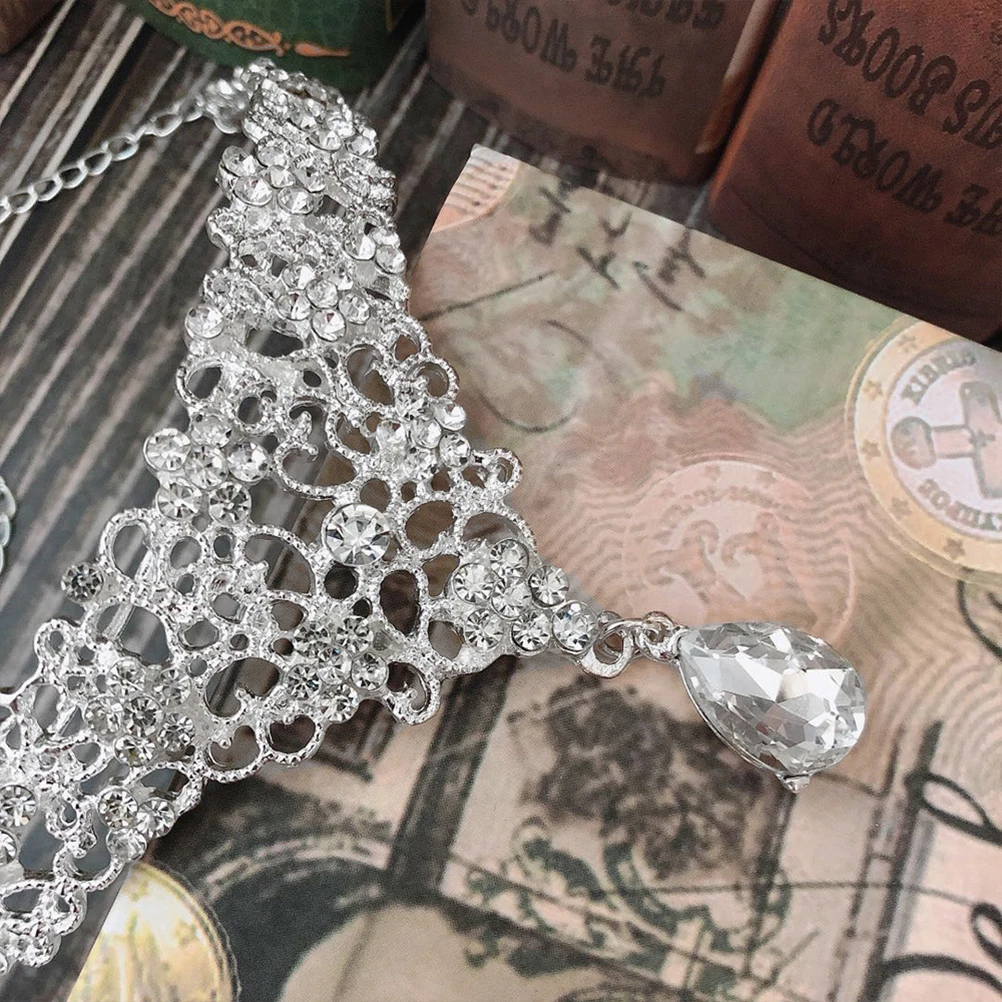 

Rhinestone Crown Jewelry Accessories Wedding Hair Bridal Formal Accessory Headdresses Ornaments Miss