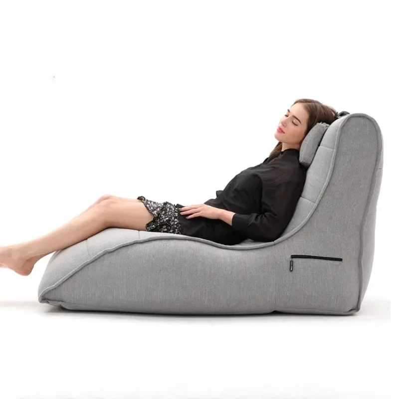 Lying and sleeping bean bag balcony lying single double recliner tatami bedroom net