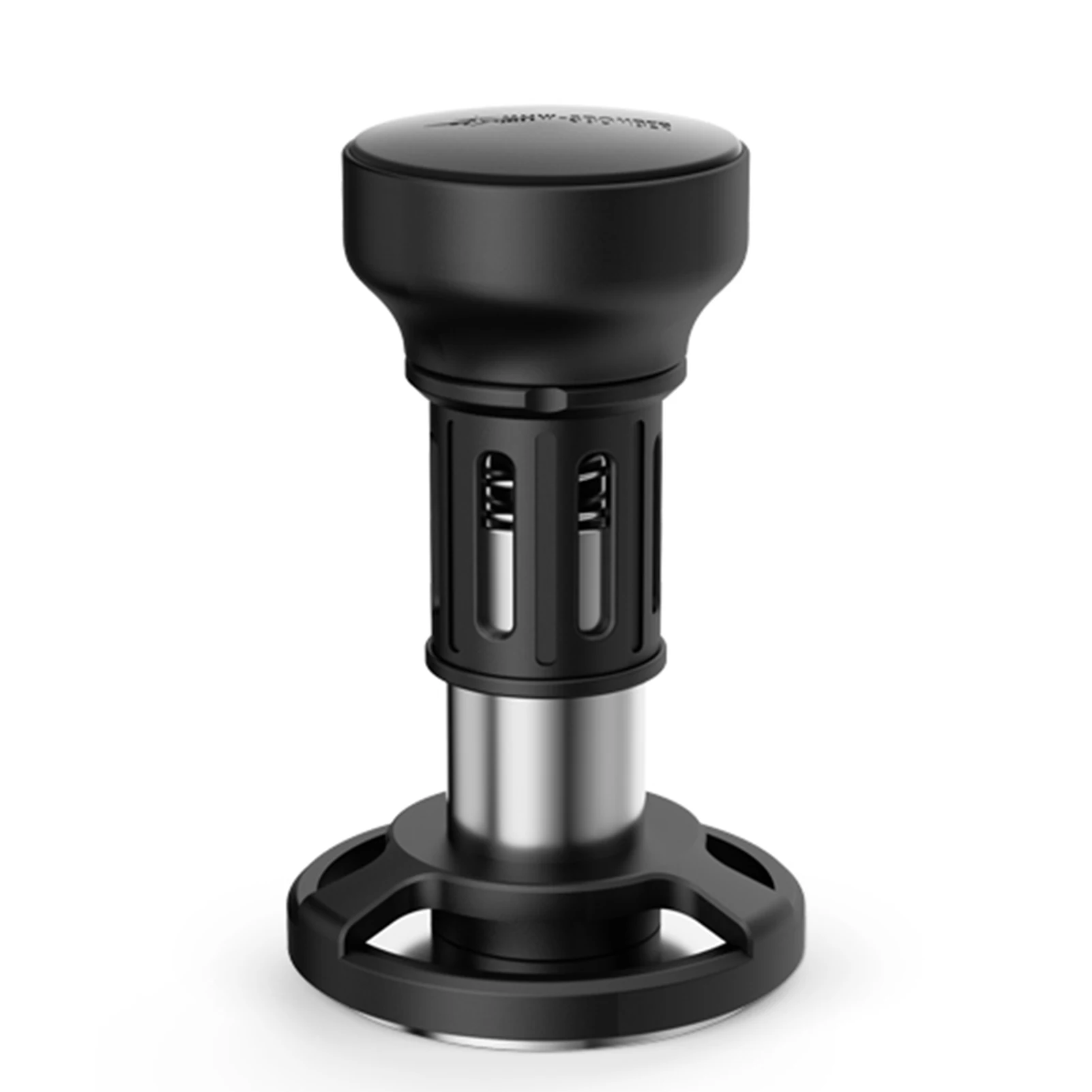 

MHW-3BOMBER Ripple Base Coffee Tamper Constant Pressure with 4 Spring System Sound Feedback Self Adjustable Depth Auto Reset