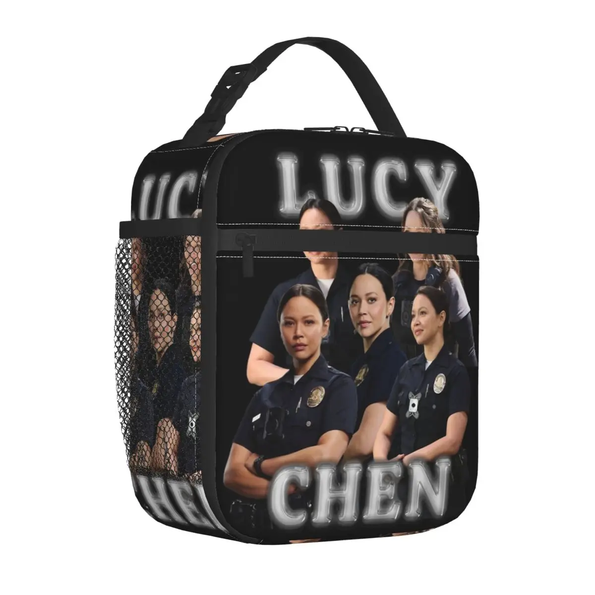 

Lucy Chen Melissa O'Neil The Rookie Insulated Lunch Bags Large Reusable Thermal Bag Tote Lunch Box Beach Outdoor Food Handbags