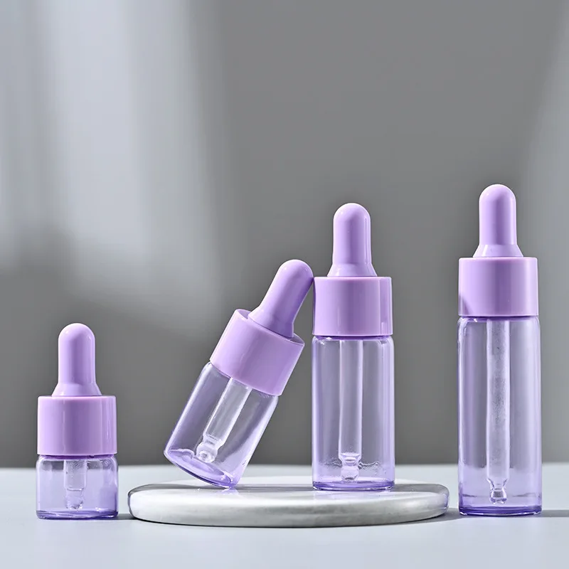 10pcs/lot 5ml 10ml 15ml 20ml Glass Dropper Bottle Jar Vial Empty Refillable Essential Oil Bottle With Glass Pipette For Cosmetic