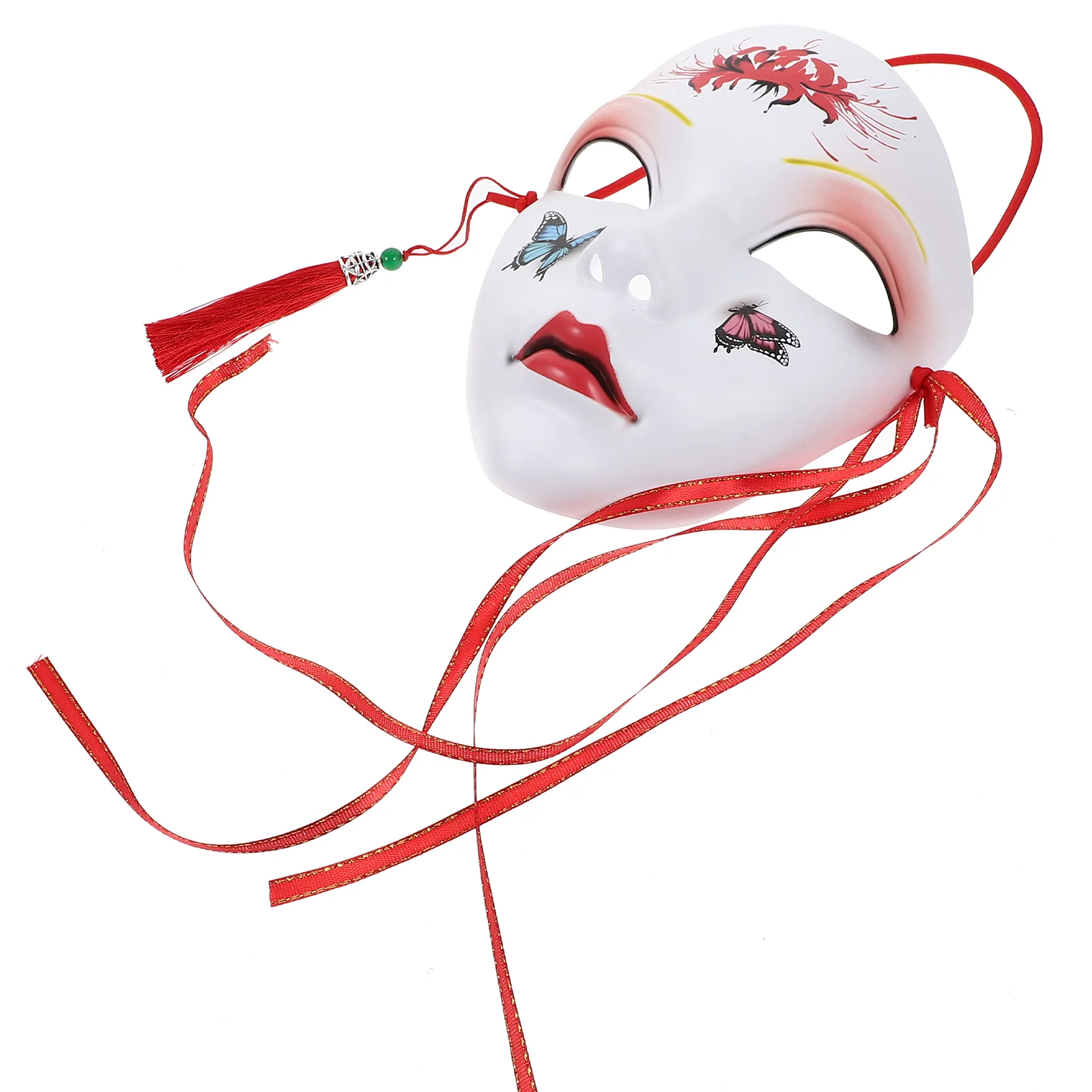 Vosmasker Handgetekende feestmaskers Bunny-kostuum Maskerade Abs Materiaal Chinese stijl Liefhebbers Mascara Zwart