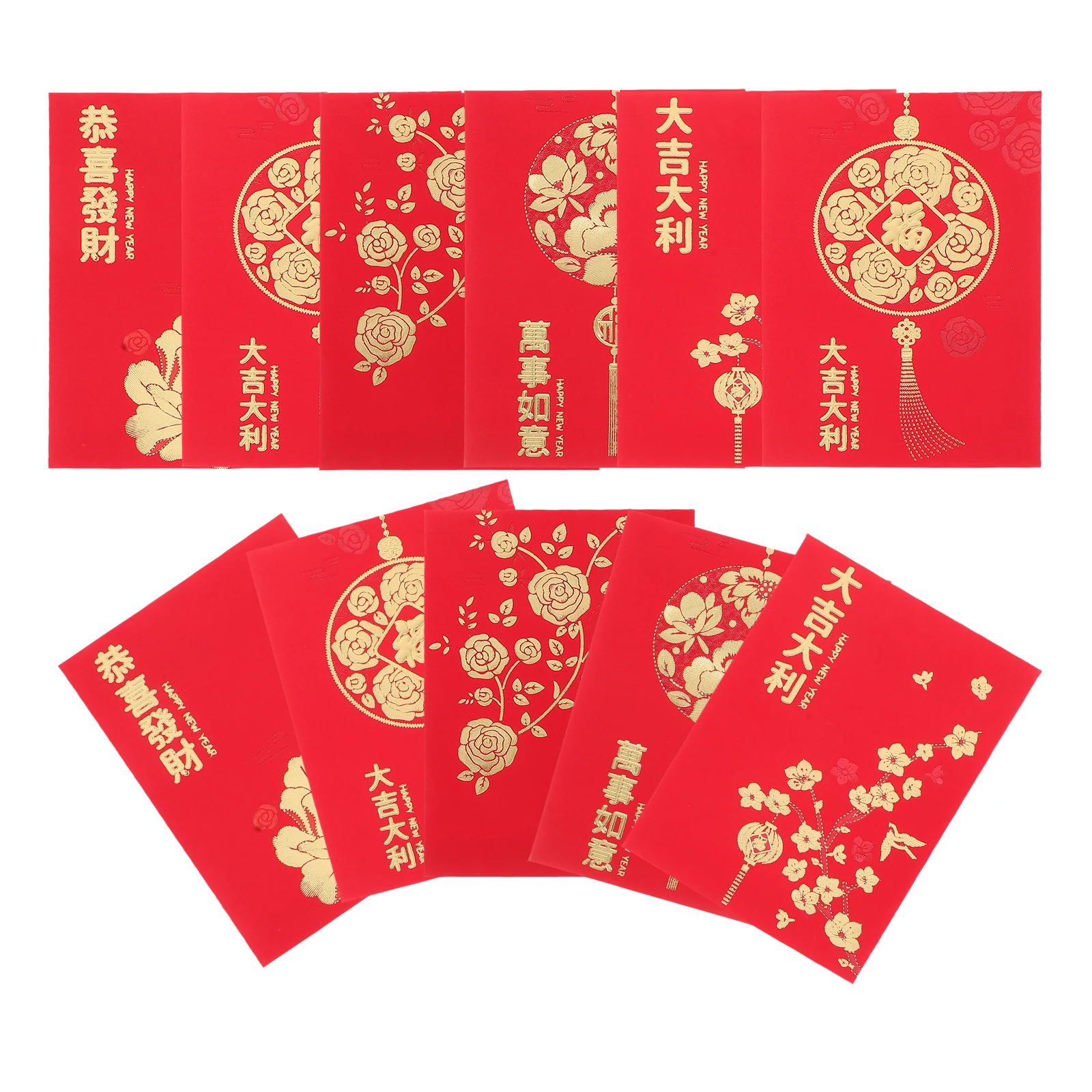 

48pcs Snake Zodiac Red Envelopes Chinese Style Lucky Money Cash Envelope Paper Lunar New Year Wedding Prosperity Symbol